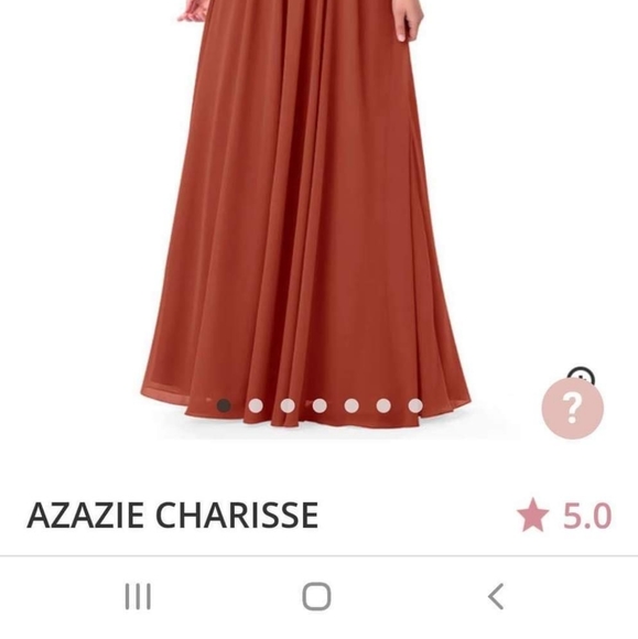 Azazie Charisse paprika - Picture 4 of 9